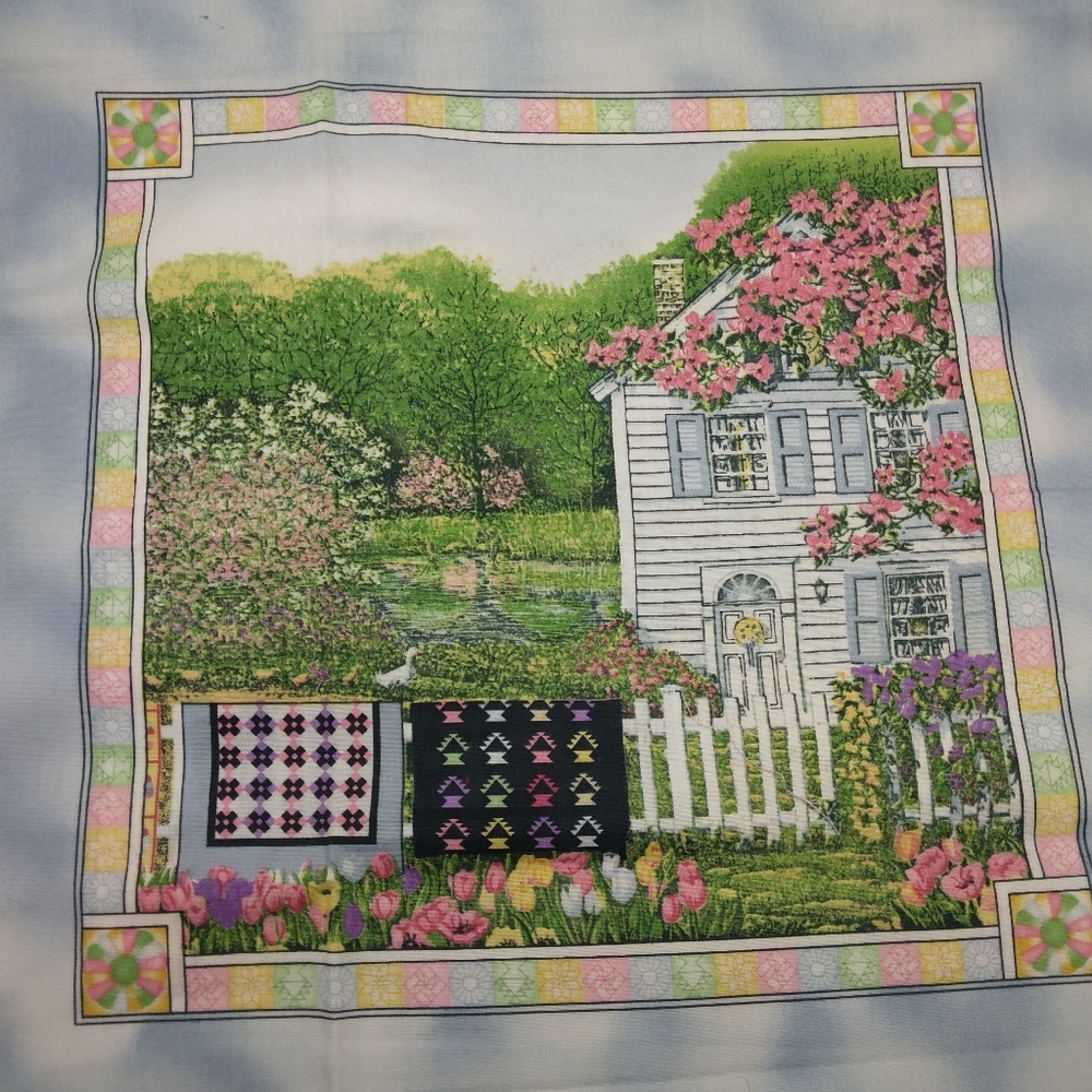 FABRIC "Watercolors" by Diane Phalen for Maywood Studio, 1 Yd+10in, 6 Panels